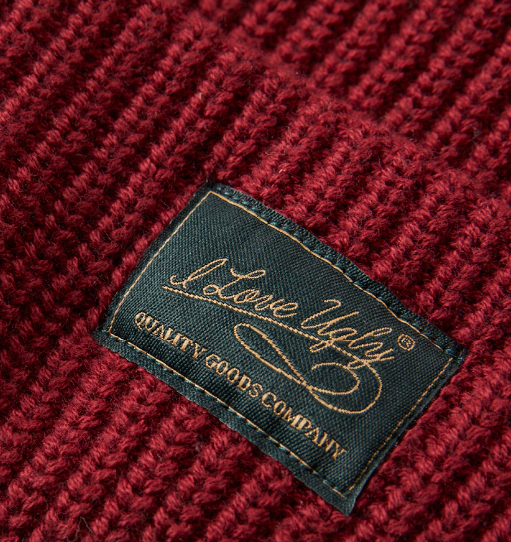 Detroit Beanie - Maroon