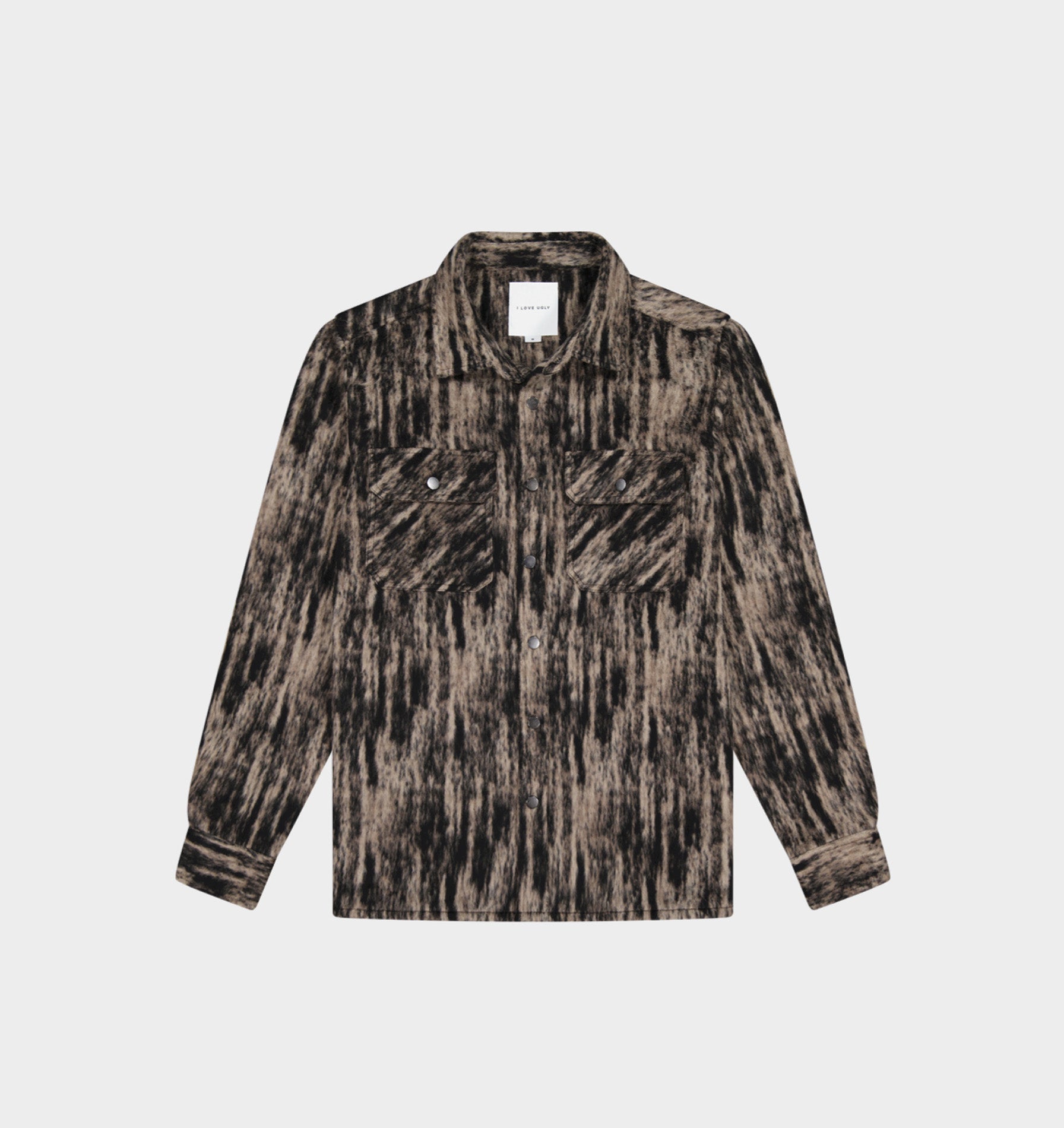 Wool Overshirt - Marble