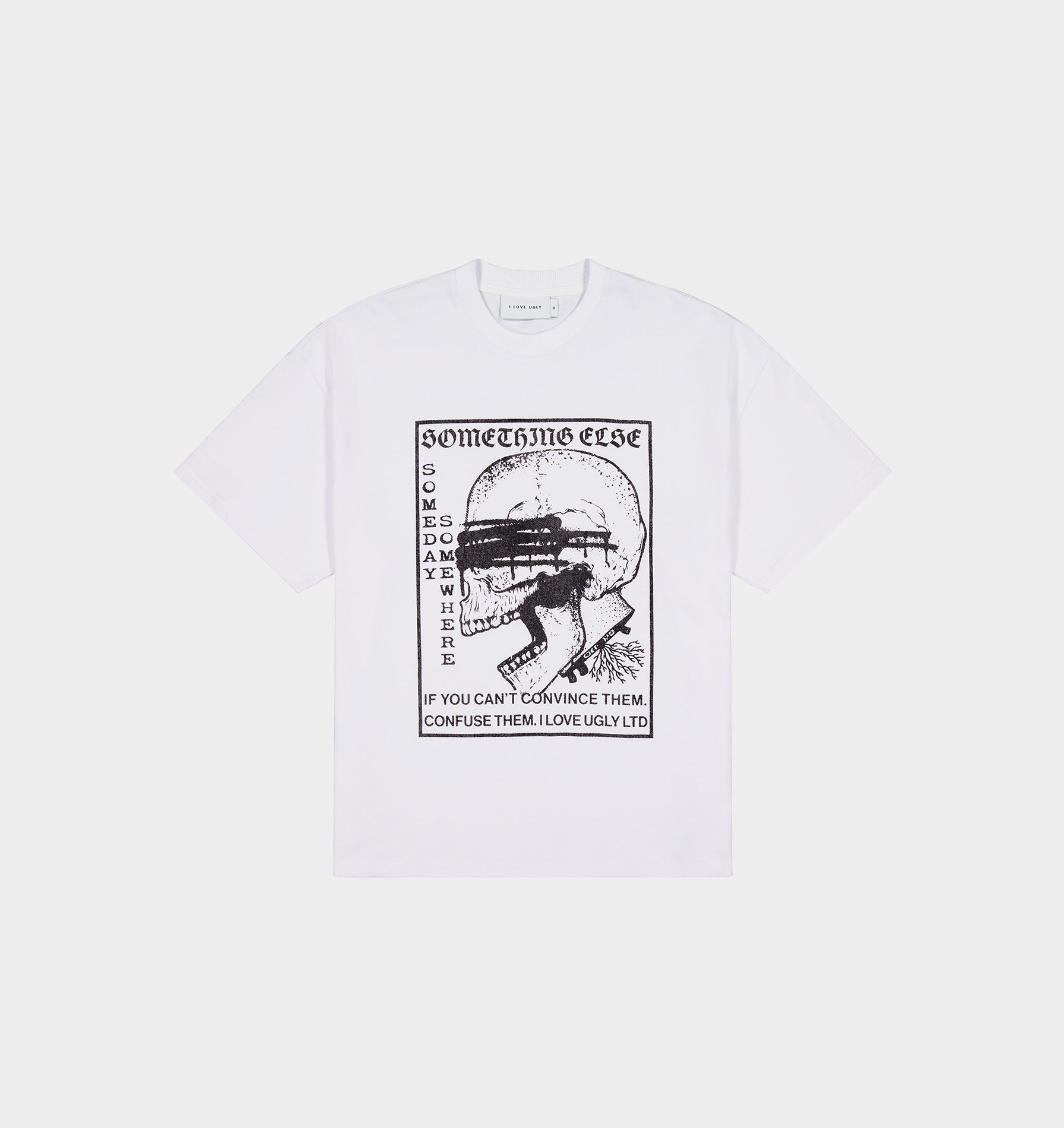 Confuse Them Heavy Box Tee - White