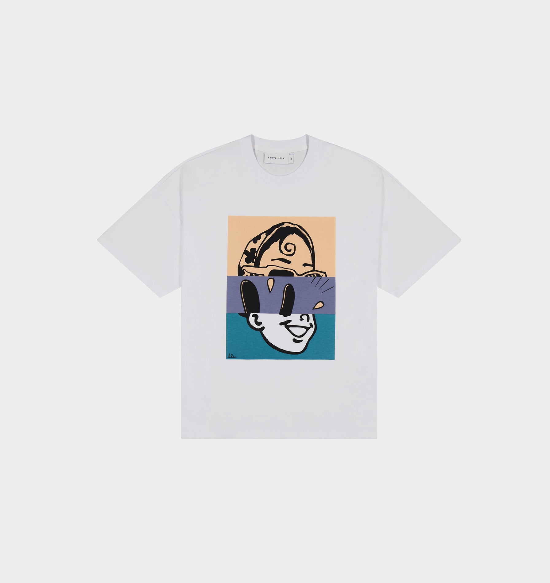 Split Personality Lewi Tee - White