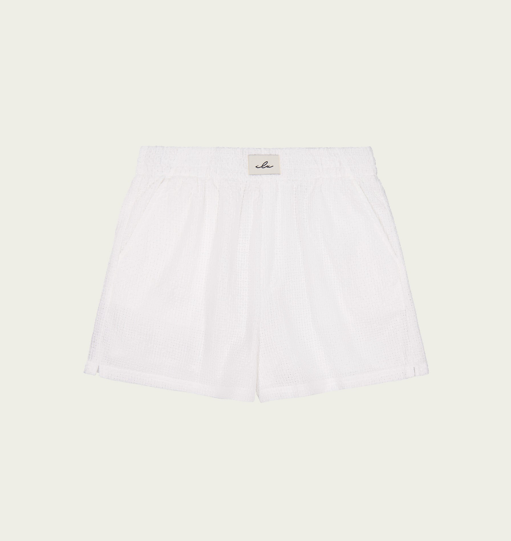 Lace Boxer Short - Cream