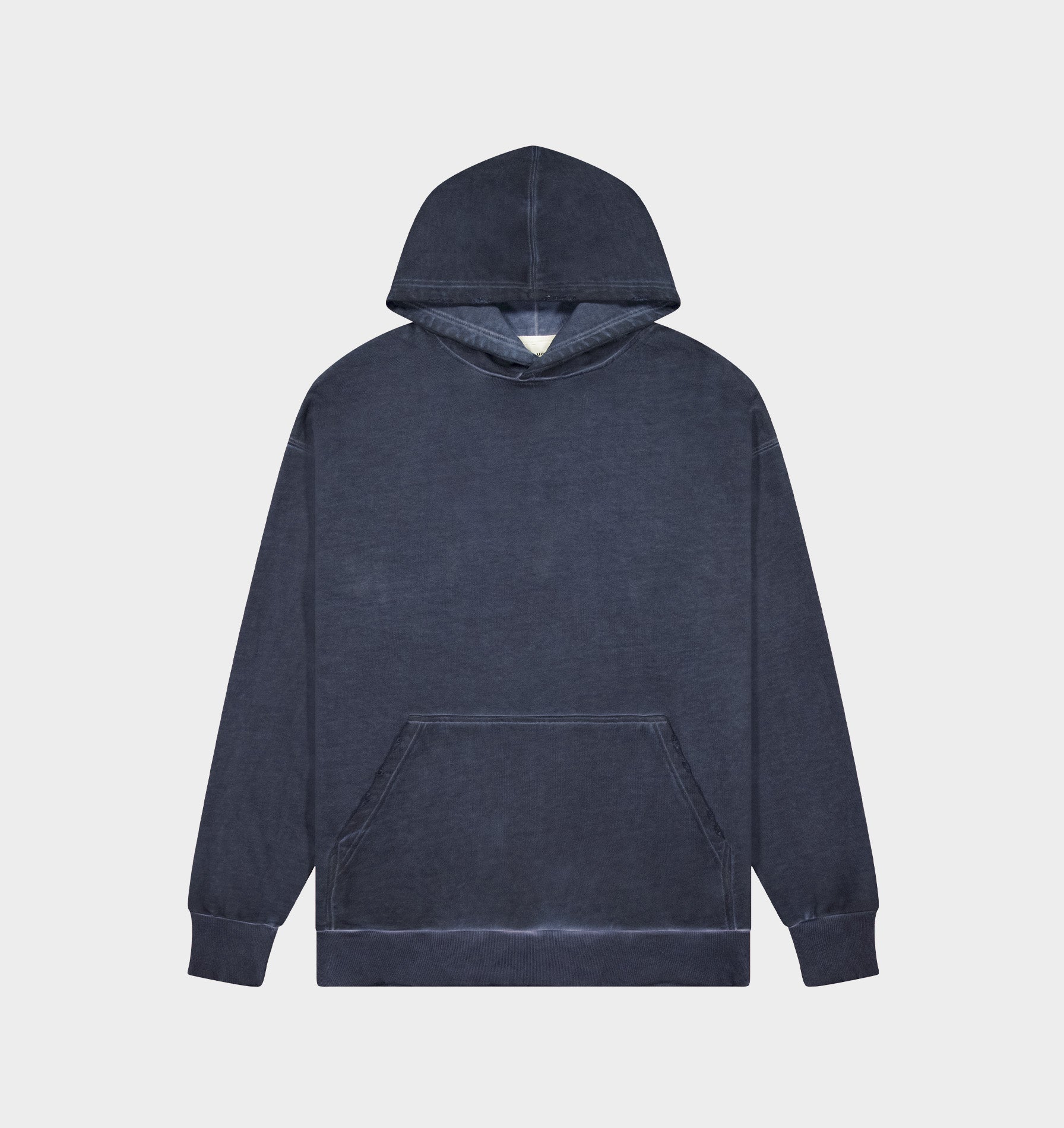 Distressed Box Hood - Dirty Navy