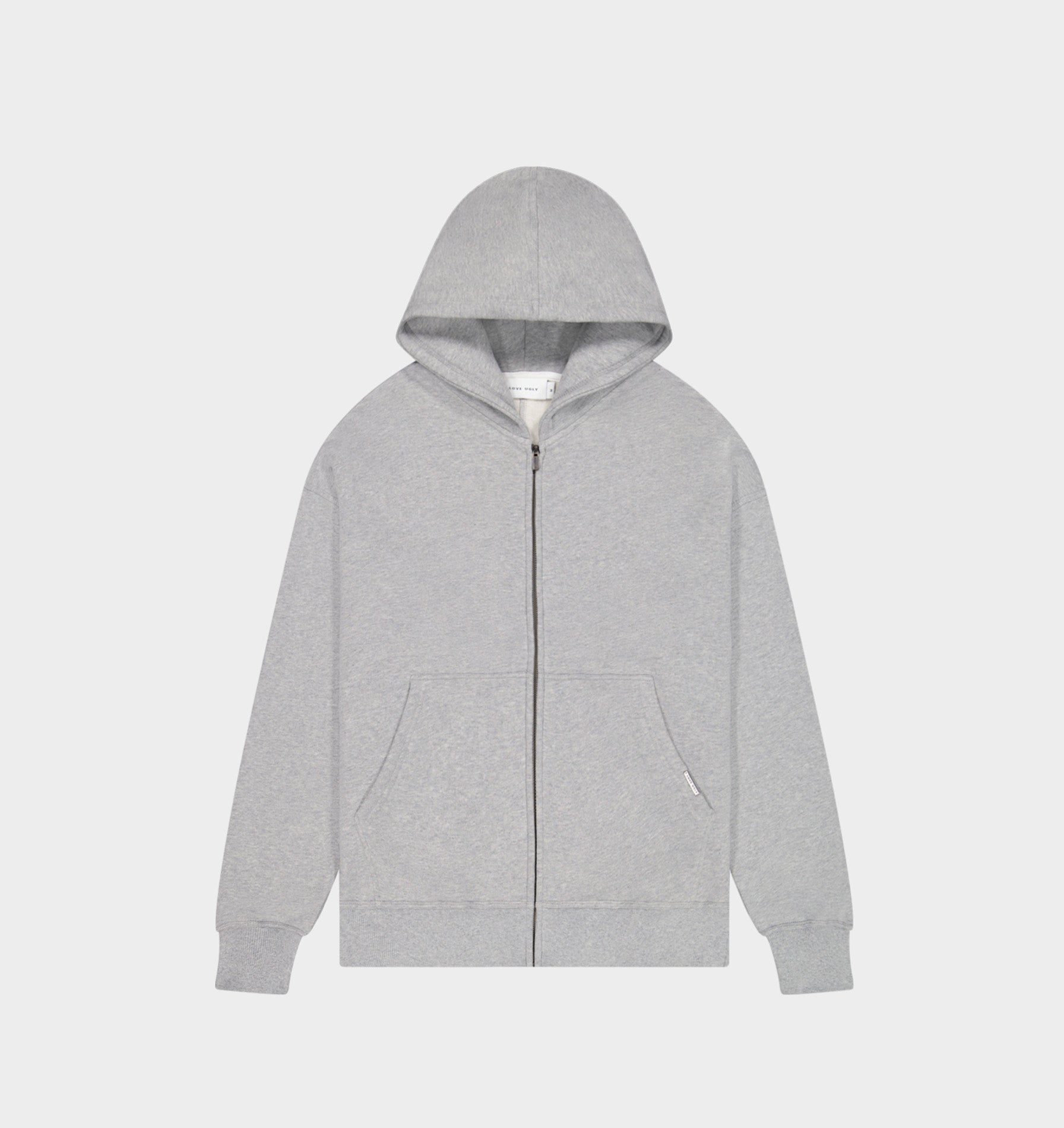 Zip Up Box Hood - Vintage Grey