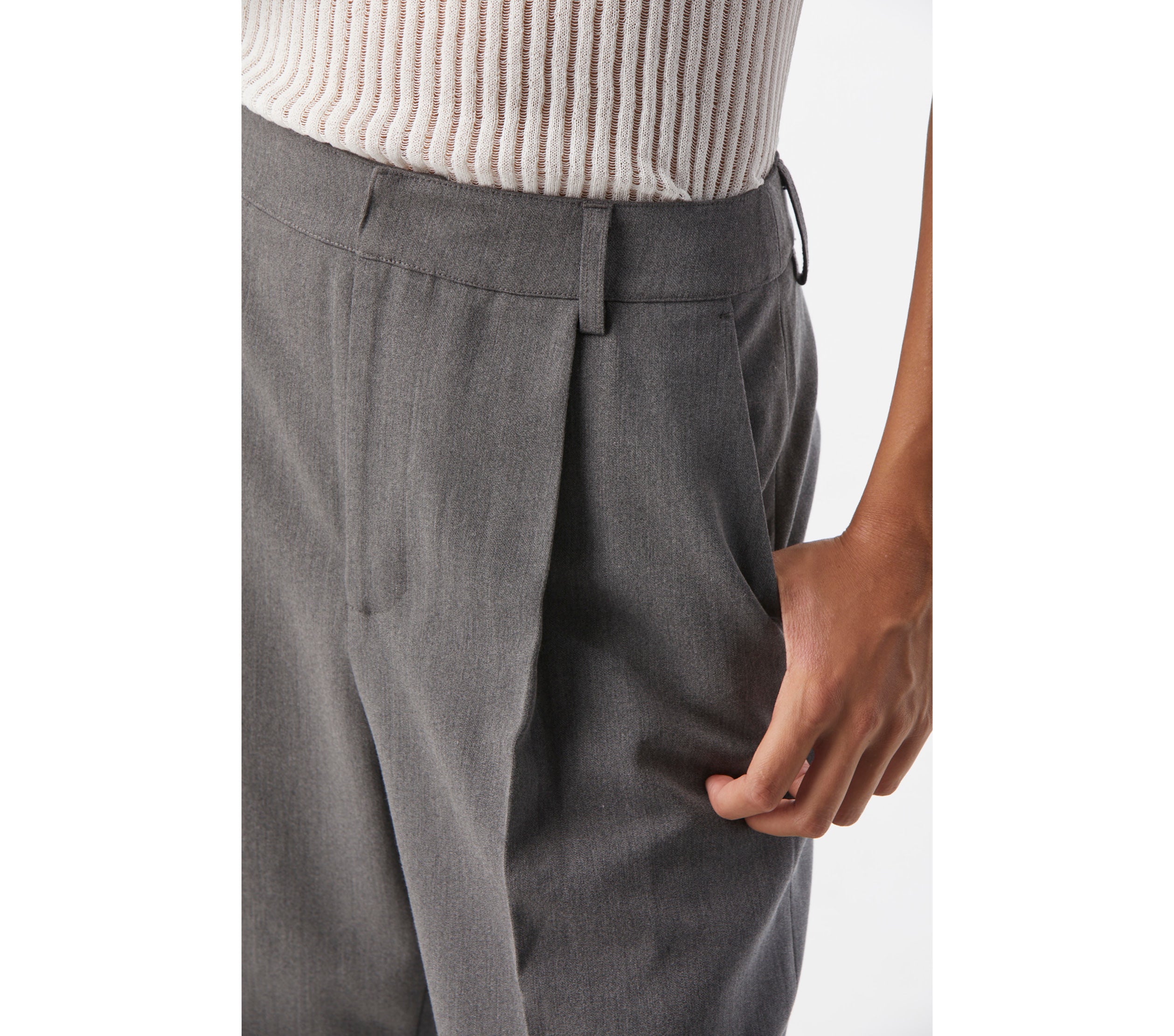 Xander Tailored Pant - Grey