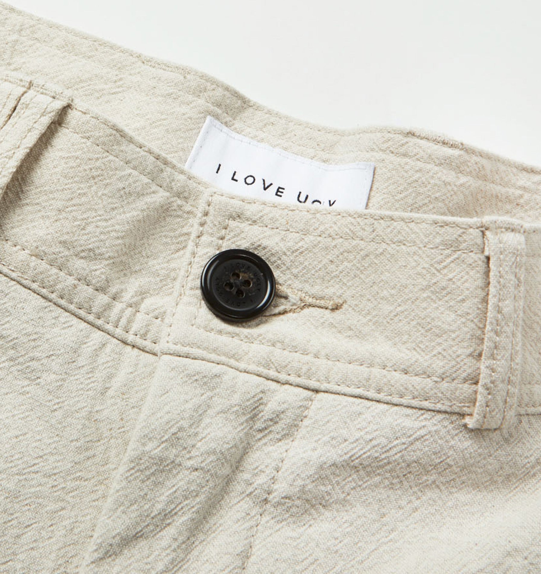 Linen Slim Kobe Pant - Bone