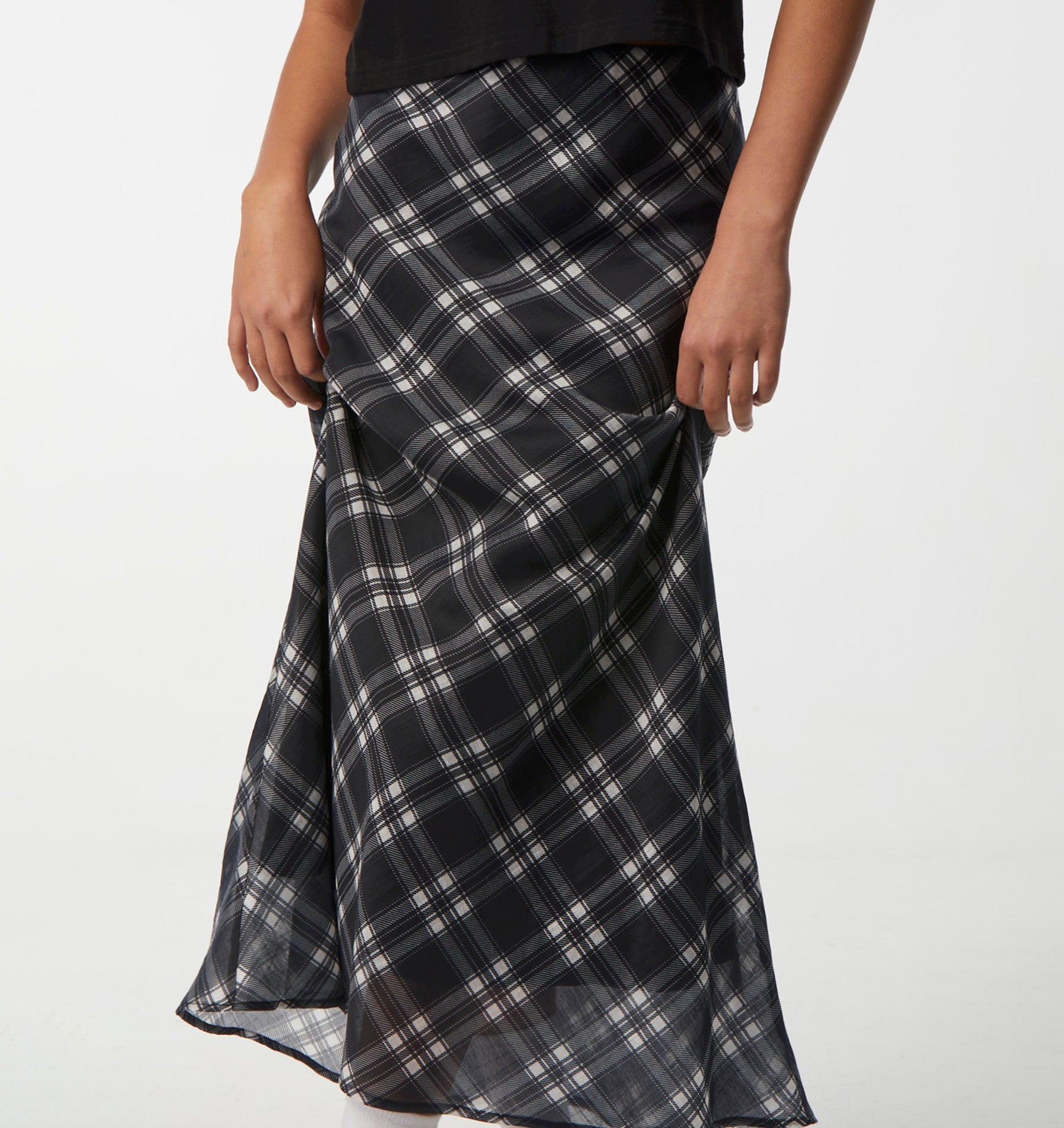 Finley Skirt - Black Check