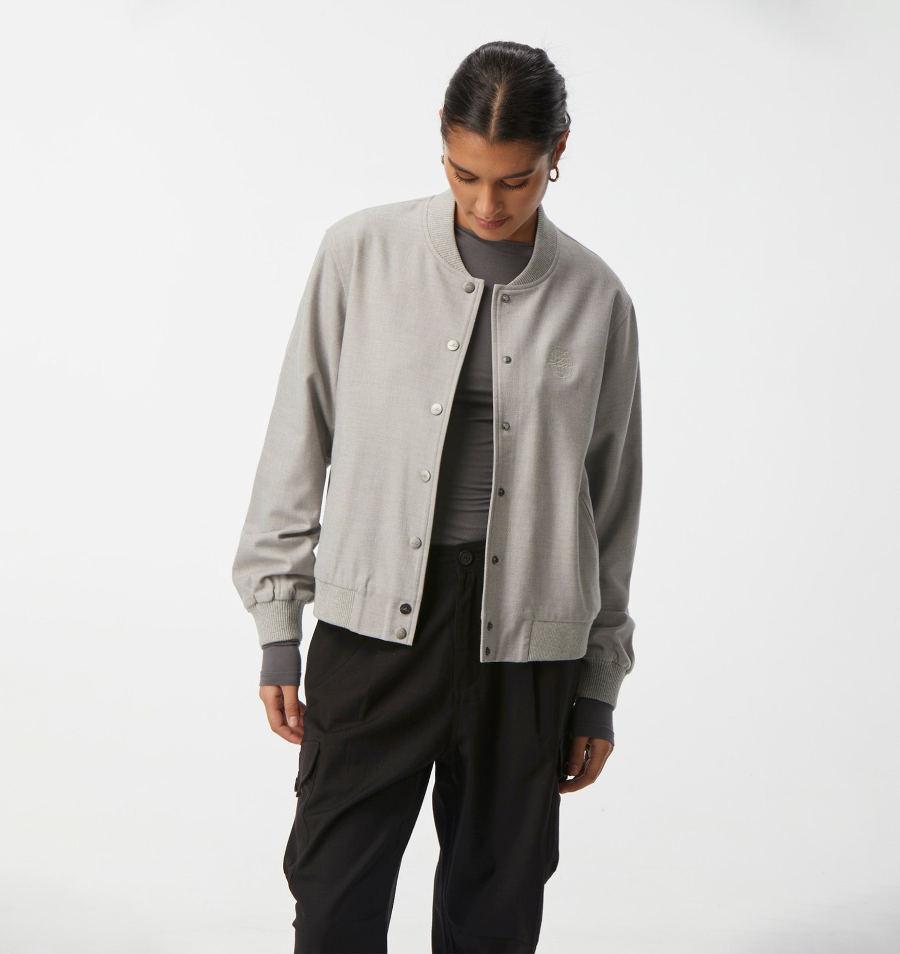 Loui Bomber Jacket - Grey