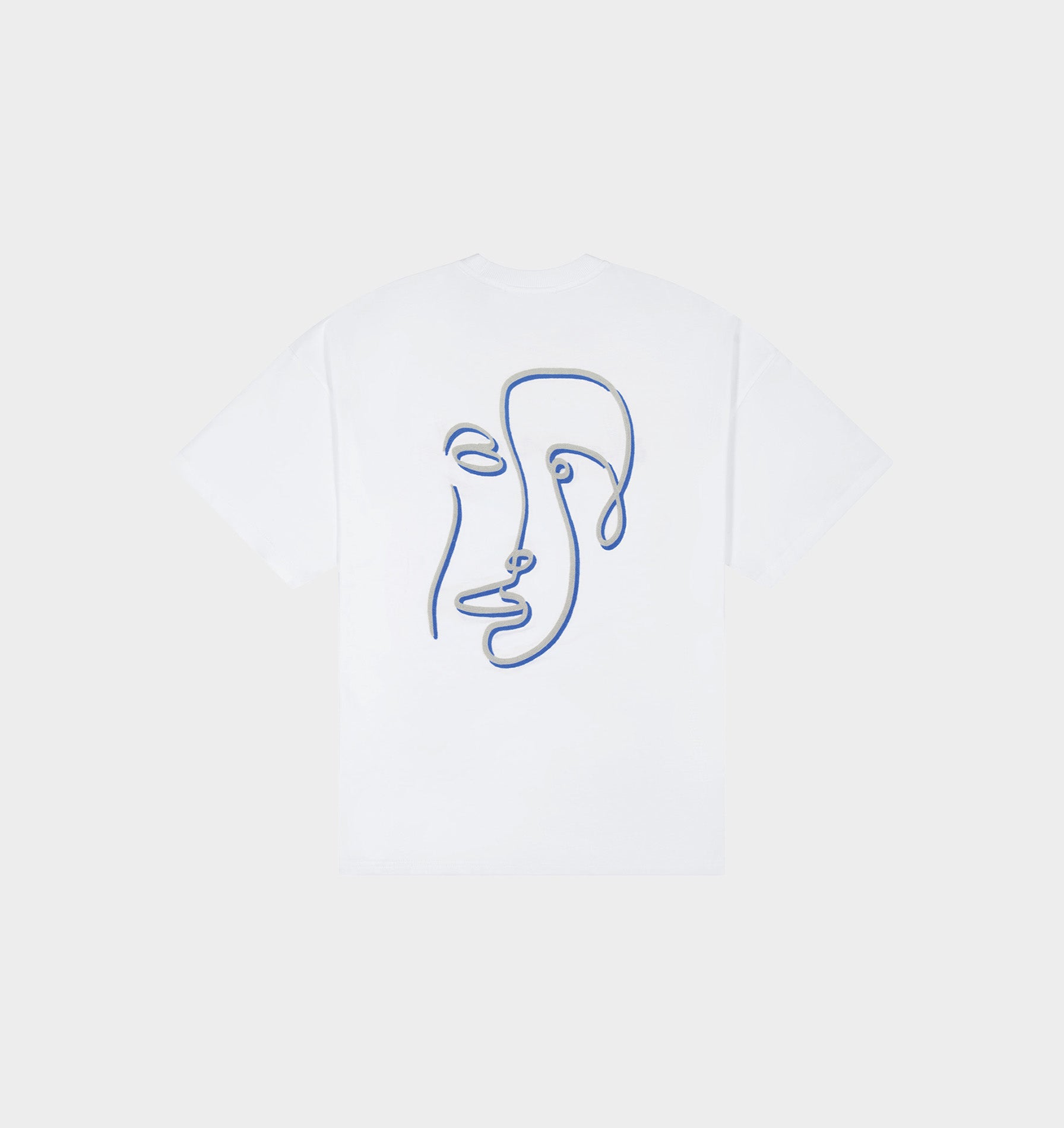 Abstract Box Tee - White