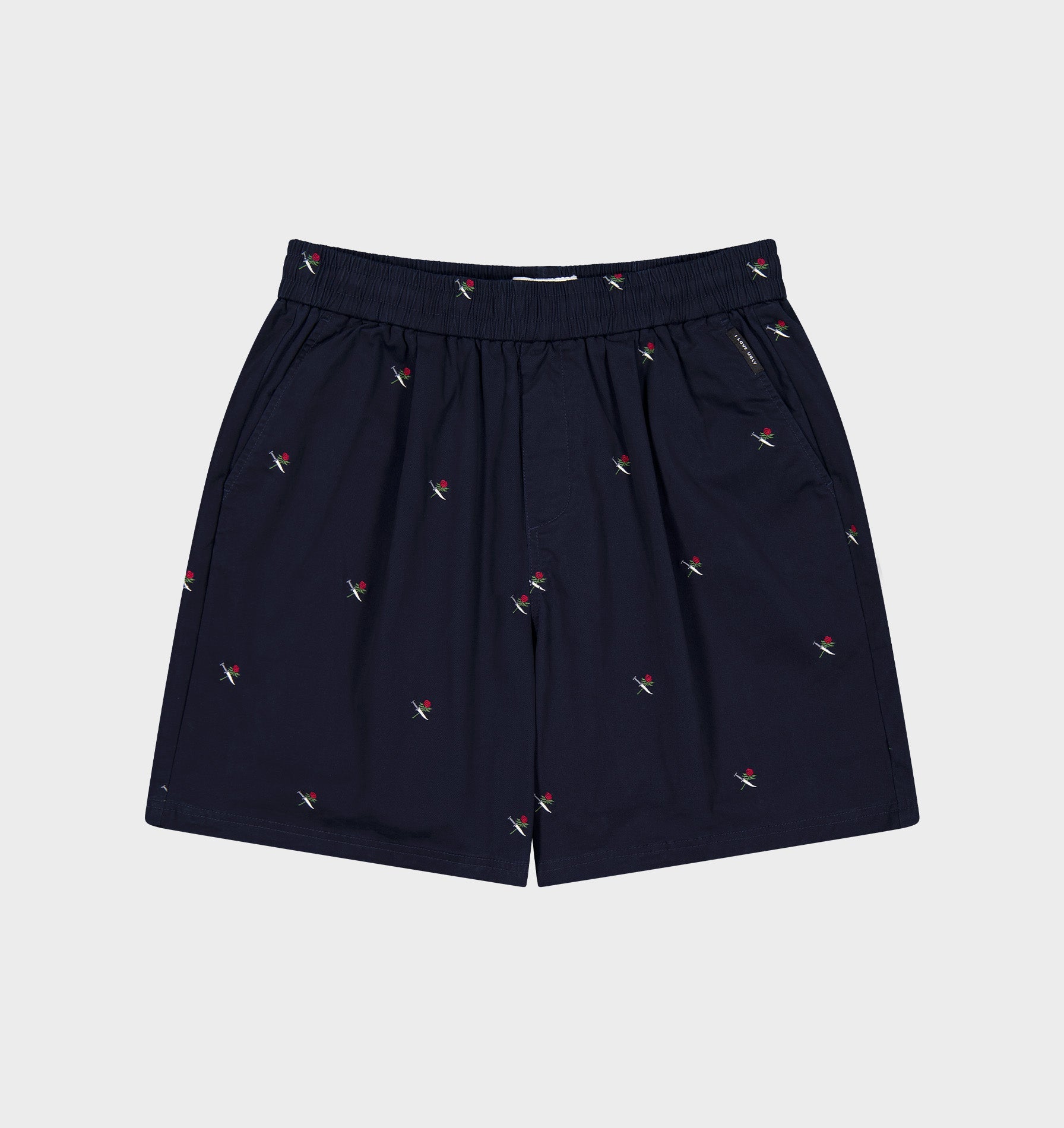 Rose and Dagger Michael Pleat Short - Dark Navy