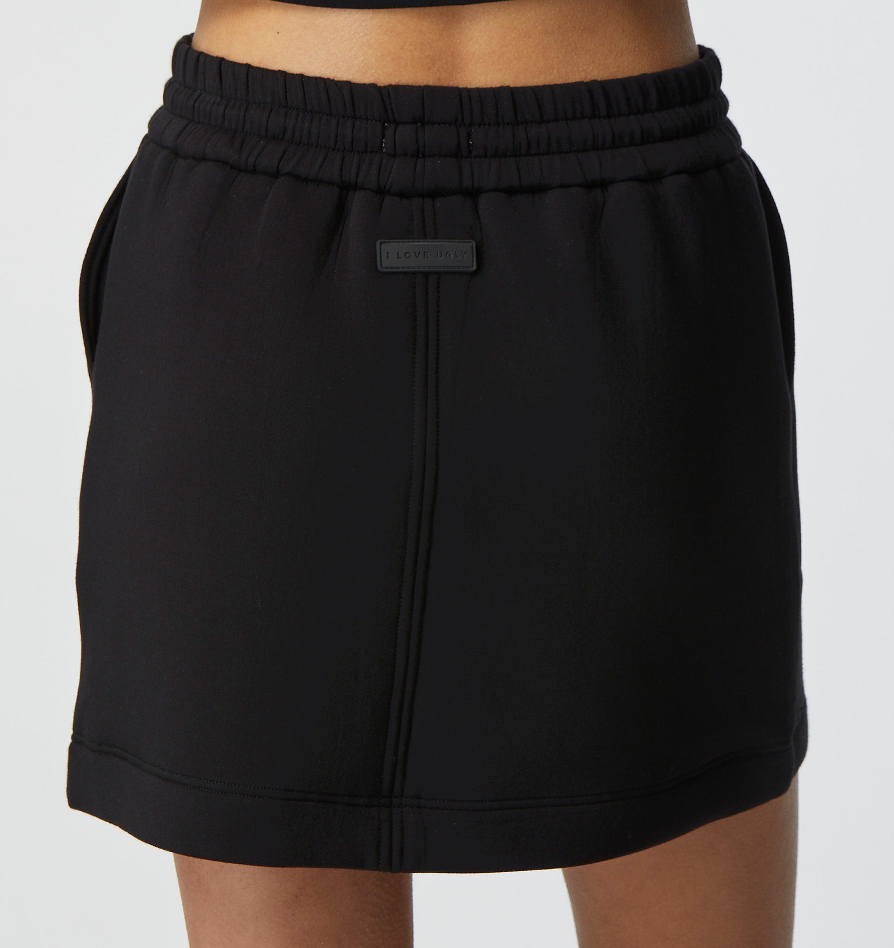 Adelaide Neoprene Mini Skirt - Black