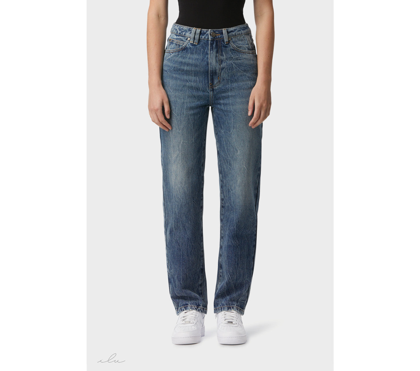 Luca Straight Denim - Worn Vintage Blue